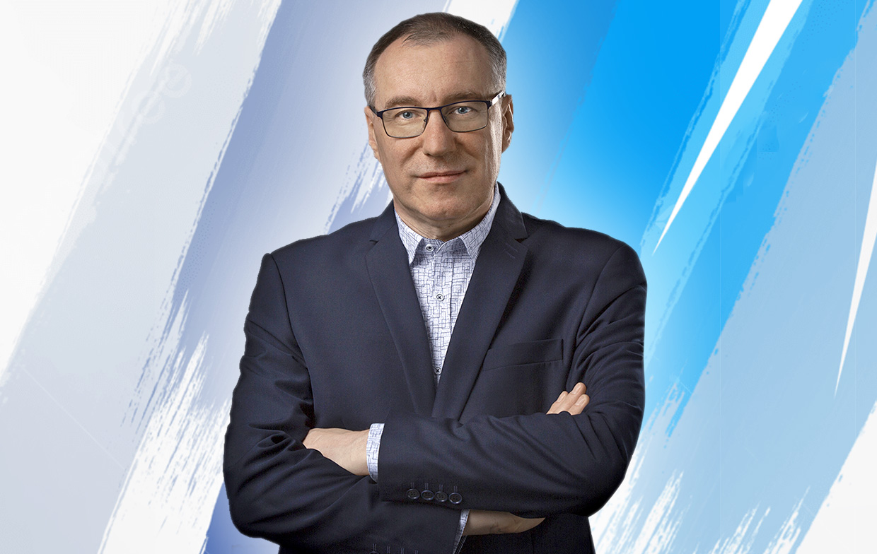 Przemysław Żyliński portrait, blockchain analyst and stablecoin expert